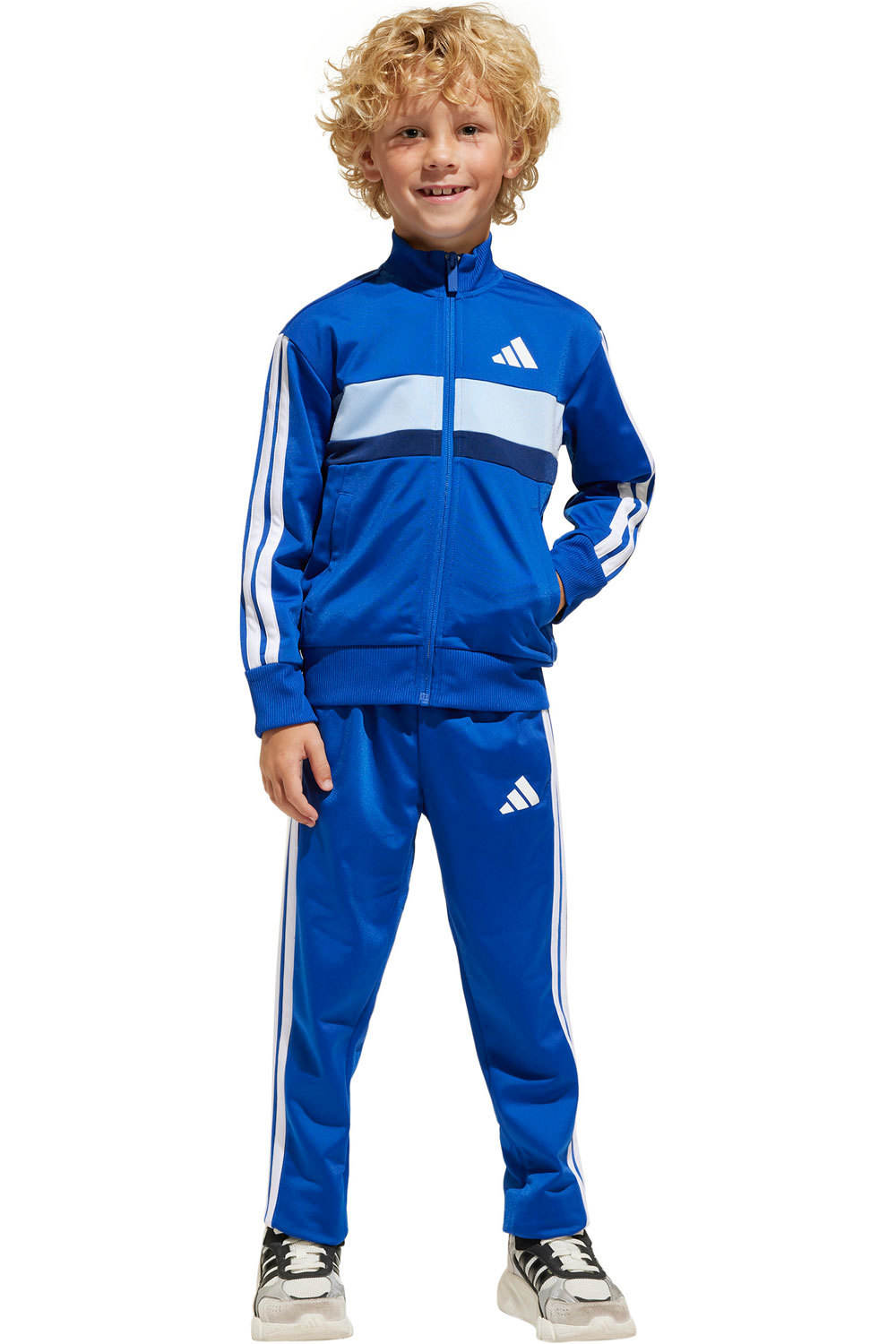 adidas chándal junior LK 3S TIB TS vista frontal