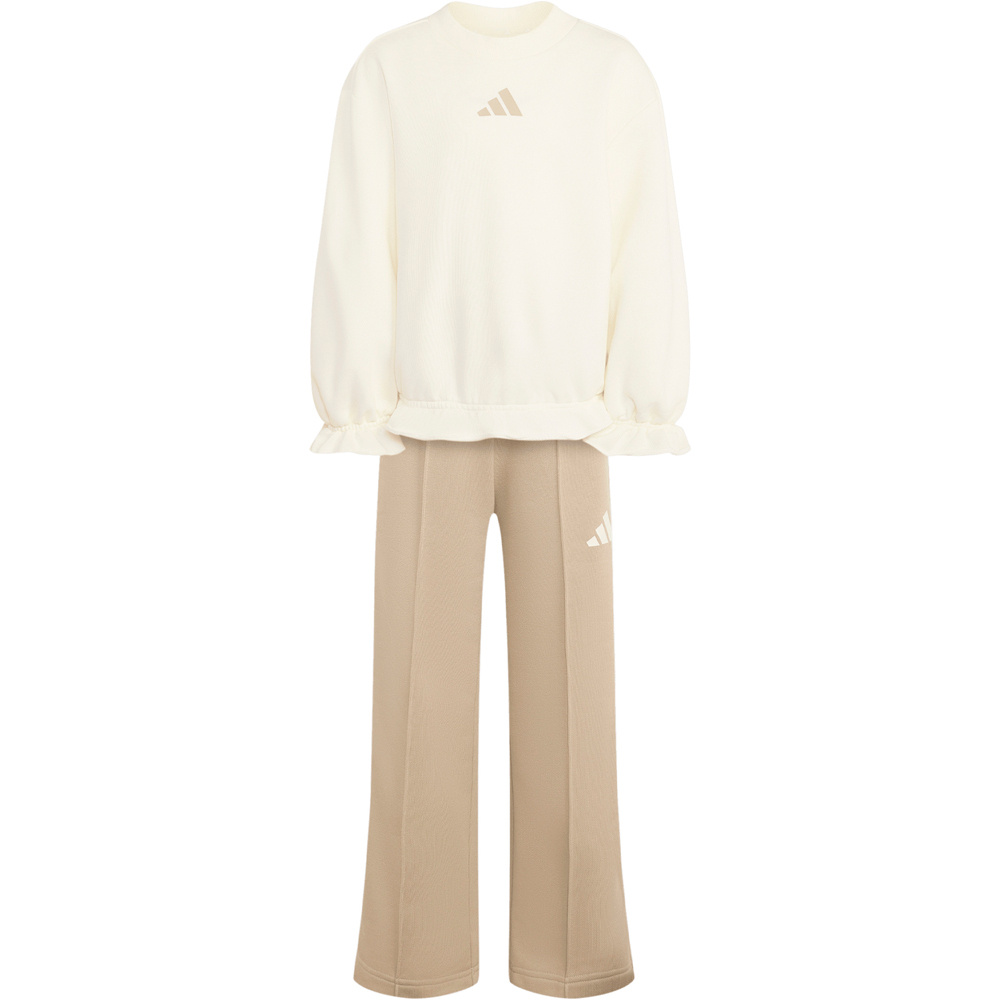 adidas chándal junior niña Conjunto deportivo Seasonals Ruffles 03