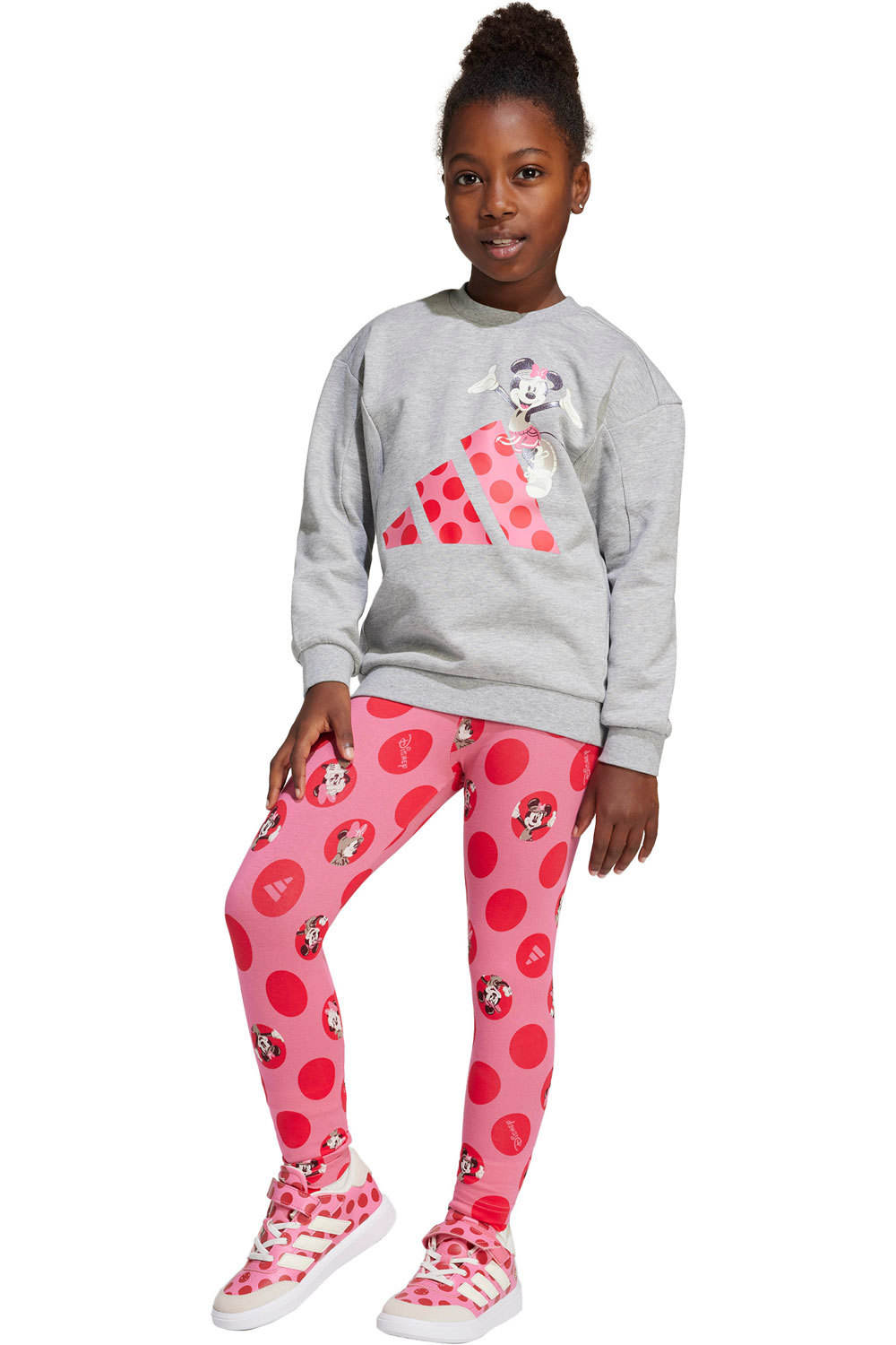 adidas chándal junior niña LG DY MI JOG vista frontal