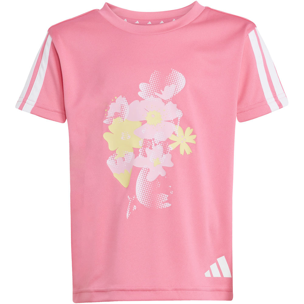 adidas chándal junior niña Train Essentials Flower Print Set Kids 06