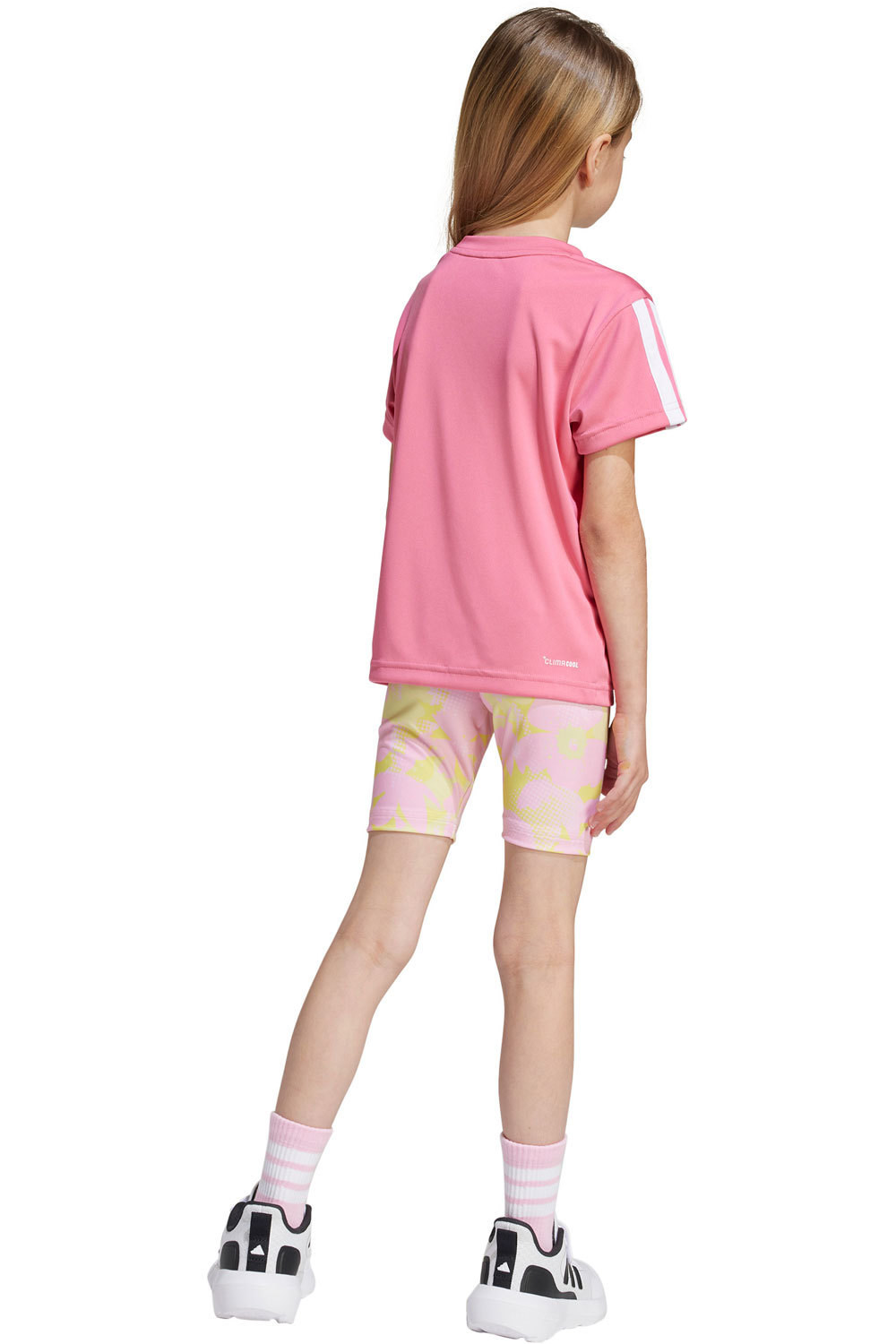 adidas chándal junior niña Train Essentials Flower Print Set Kids vista trasera