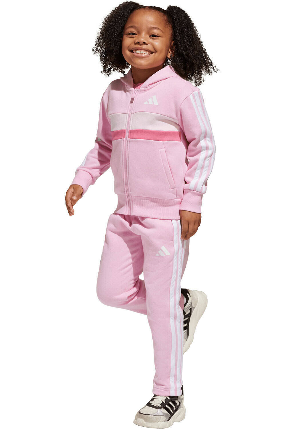 adidas chándal junior SEASONAL ESSENTIALS TIBERIO 3 BANDAS vista frontal