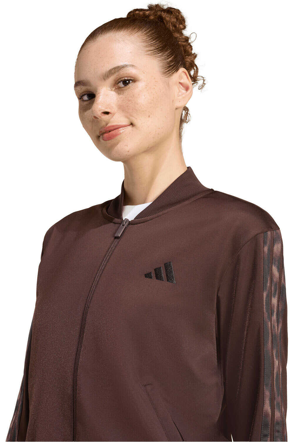 adidas chándal mujer CHNDAL ESTAMPADO LEOPARDO 3 STRIPES vista detalle