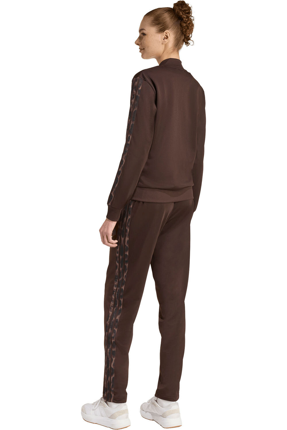adidas chándal mujer CHNDAL ESTAMPADO LEOPARDO 3 STRIPES vista trasera