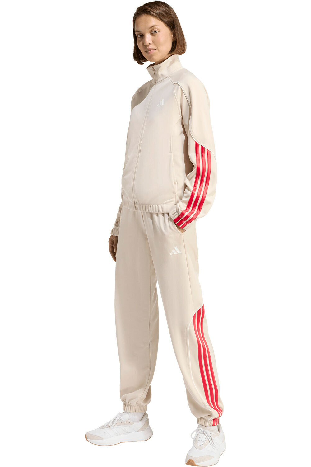 adidas chándal mujer STADIUM 3 STRIPES vista frontal