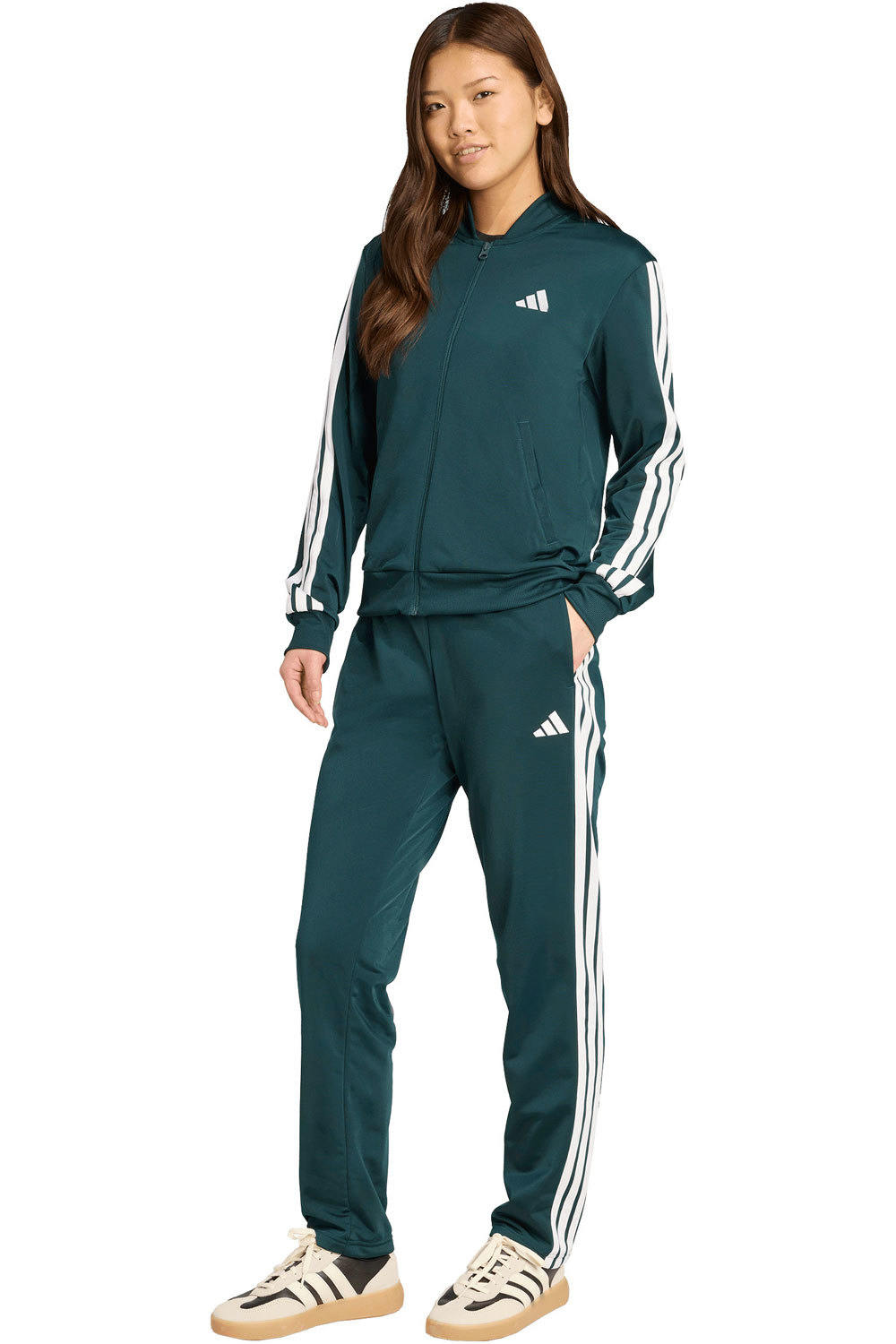 adidas chándal mujer W 3S TR TS vista frontal