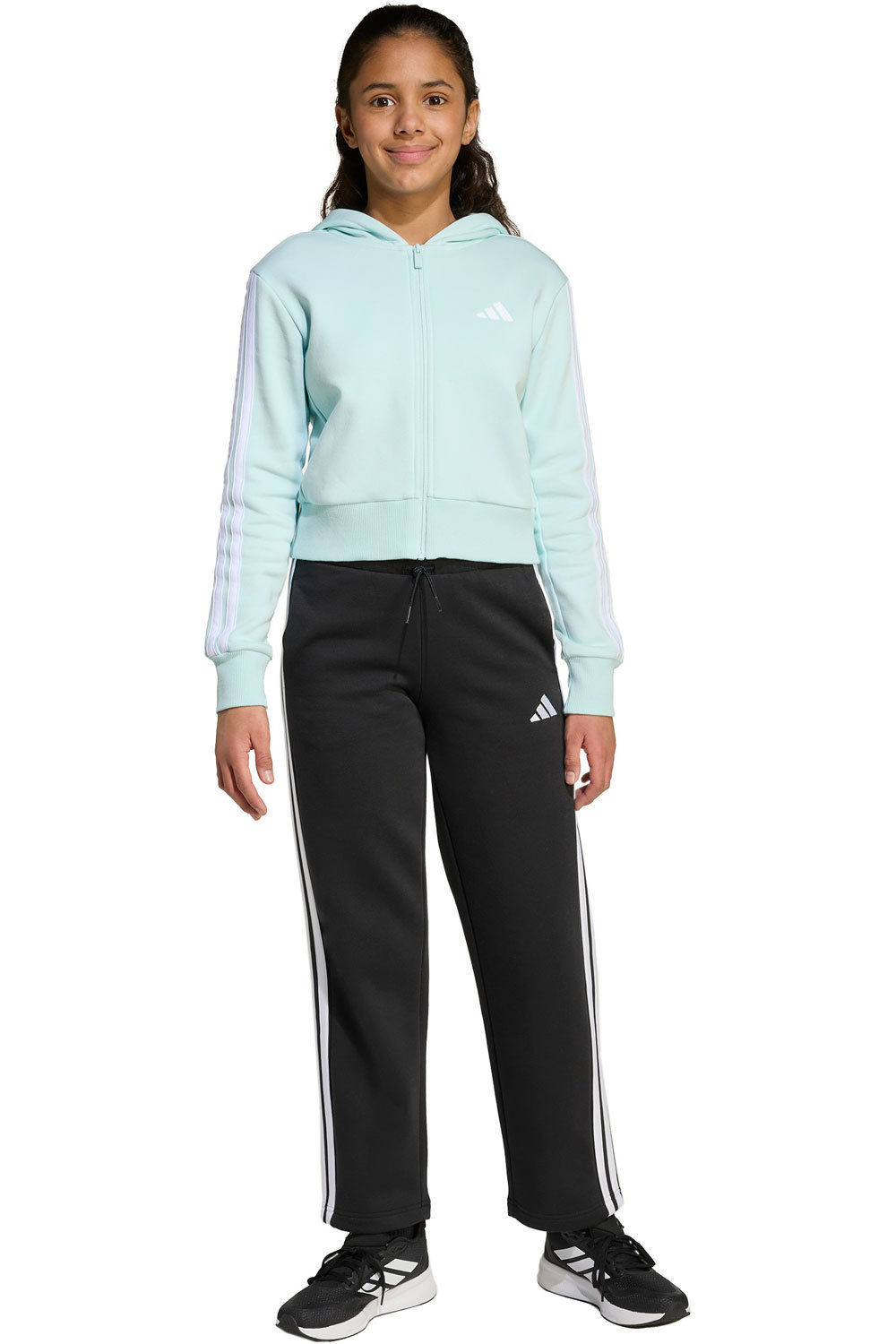 adidas chándal niña (senior) JG 3S FL TS 240 vista frontal