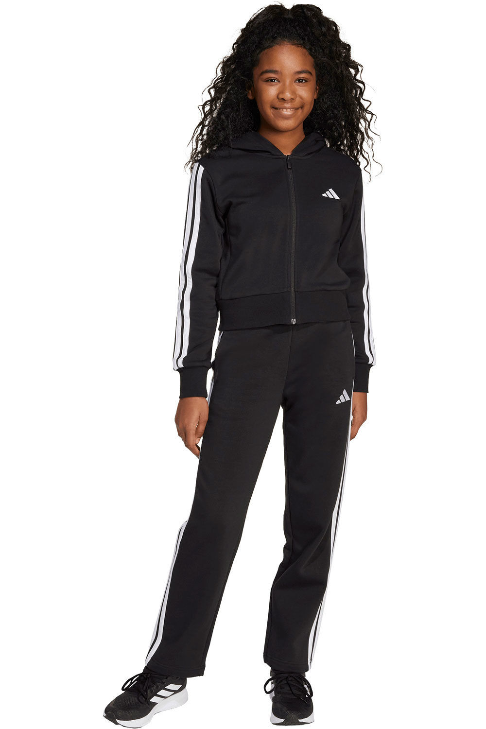adidas chándal niña (senior) JG 3S FL TS 240 vista frontal