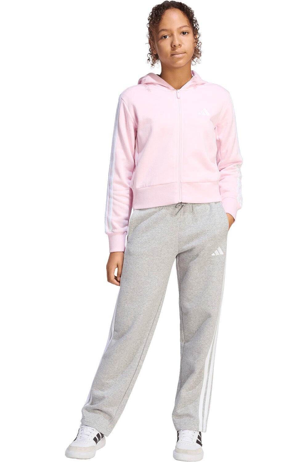 adidas chándal niña (senior) JG 3S FL TS 240 vista frontal