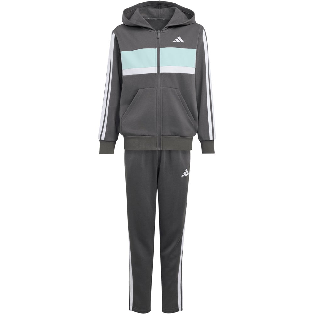 adidas chándal niño Chndal Seasonal Ess Tiberio Fleece 3S vista frontal