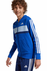 adidas chándal niño ESSENTIALS TIBERIO FLEECE 3 BANDAS vista detalle