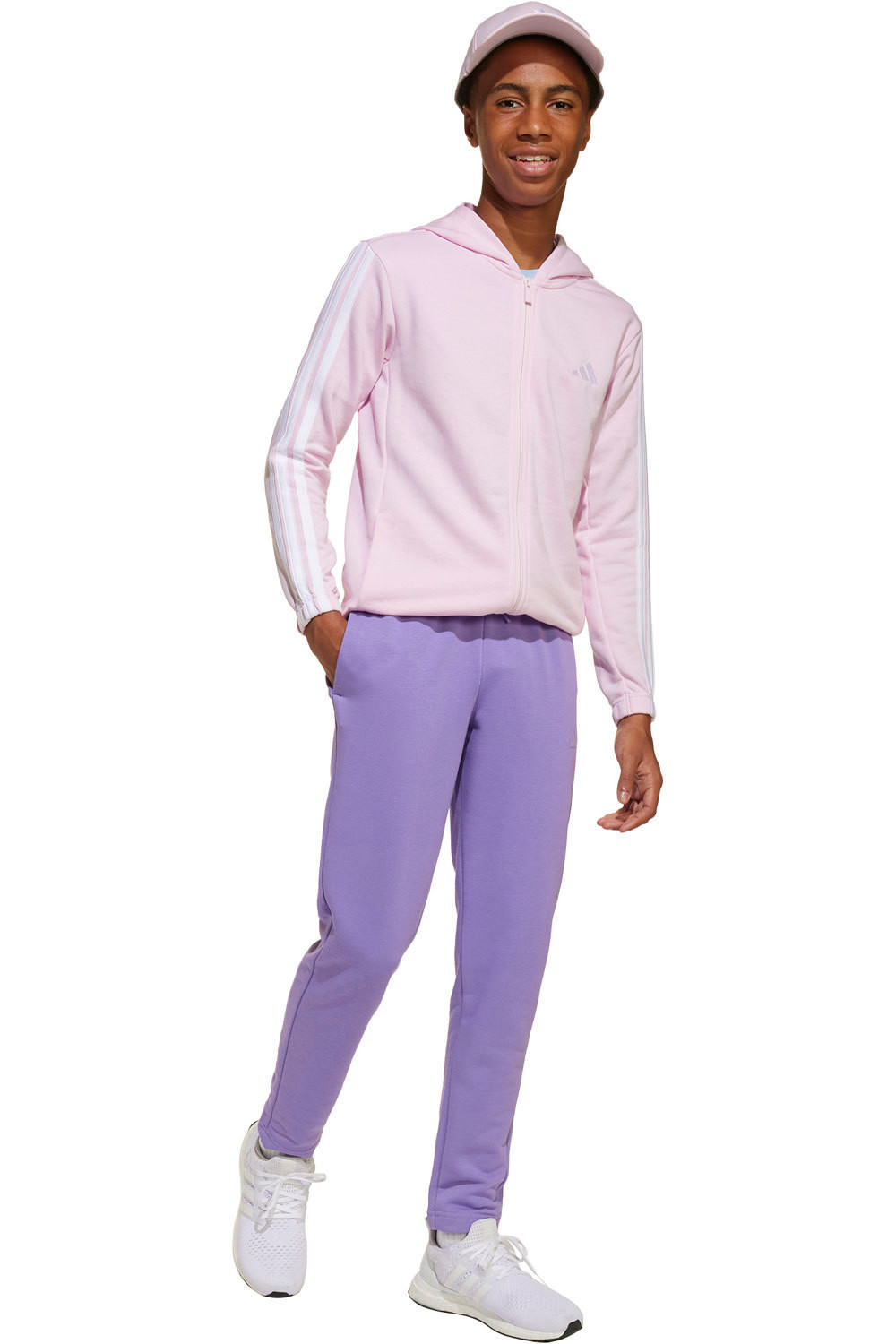 adidas chándal niño J 3S FT TS 220 vista detalle