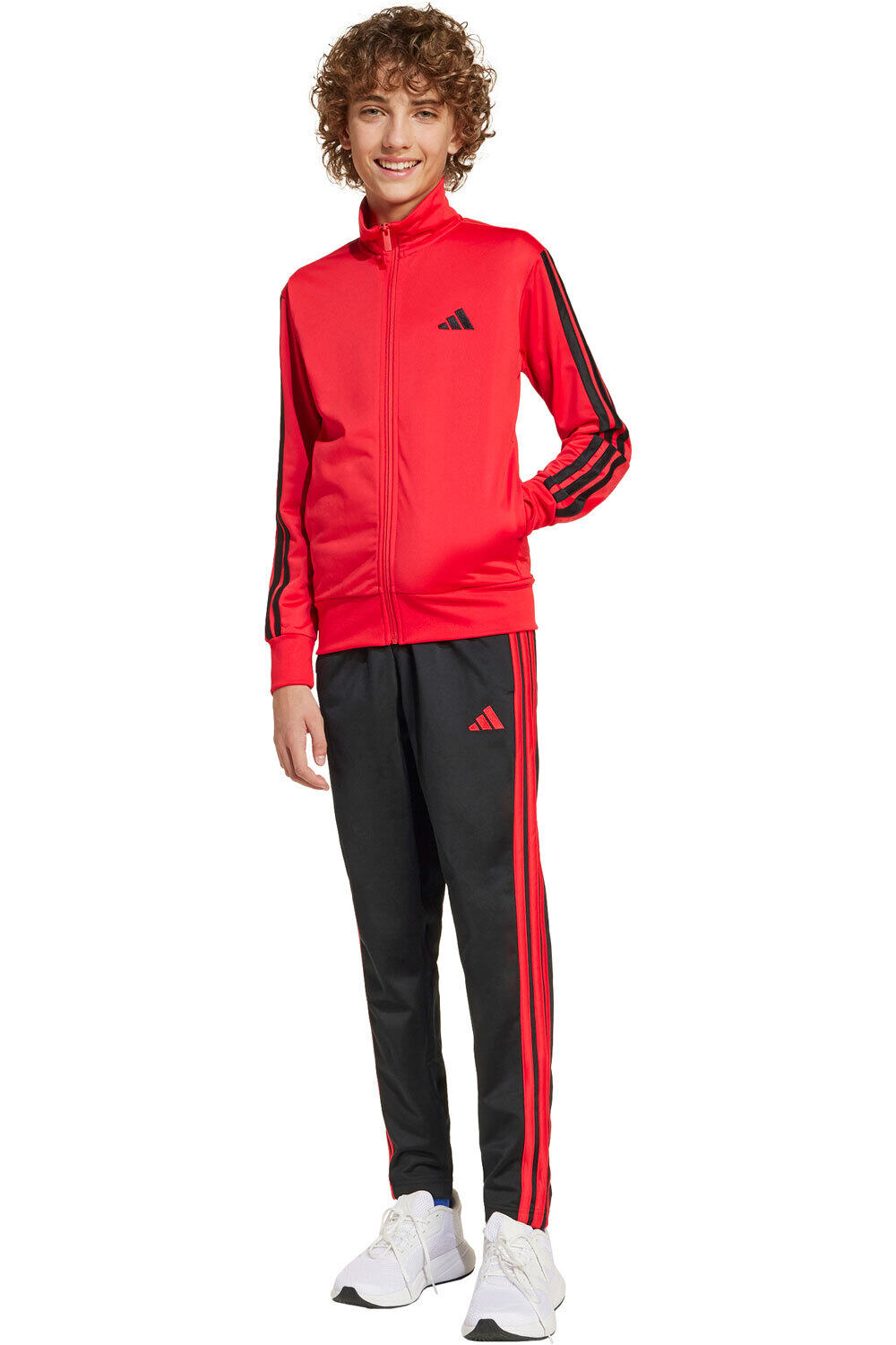 adidas chándal niño J 3S TR TS 205 vista frontal