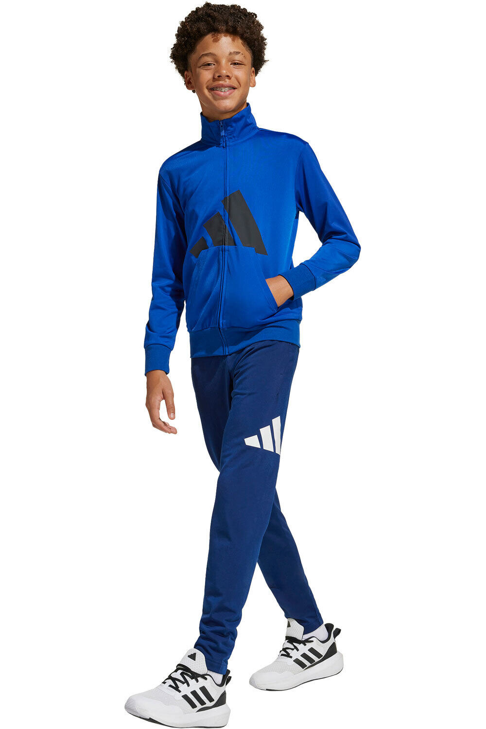 adidas chándal niño J BL TR TS 205 vista frontal