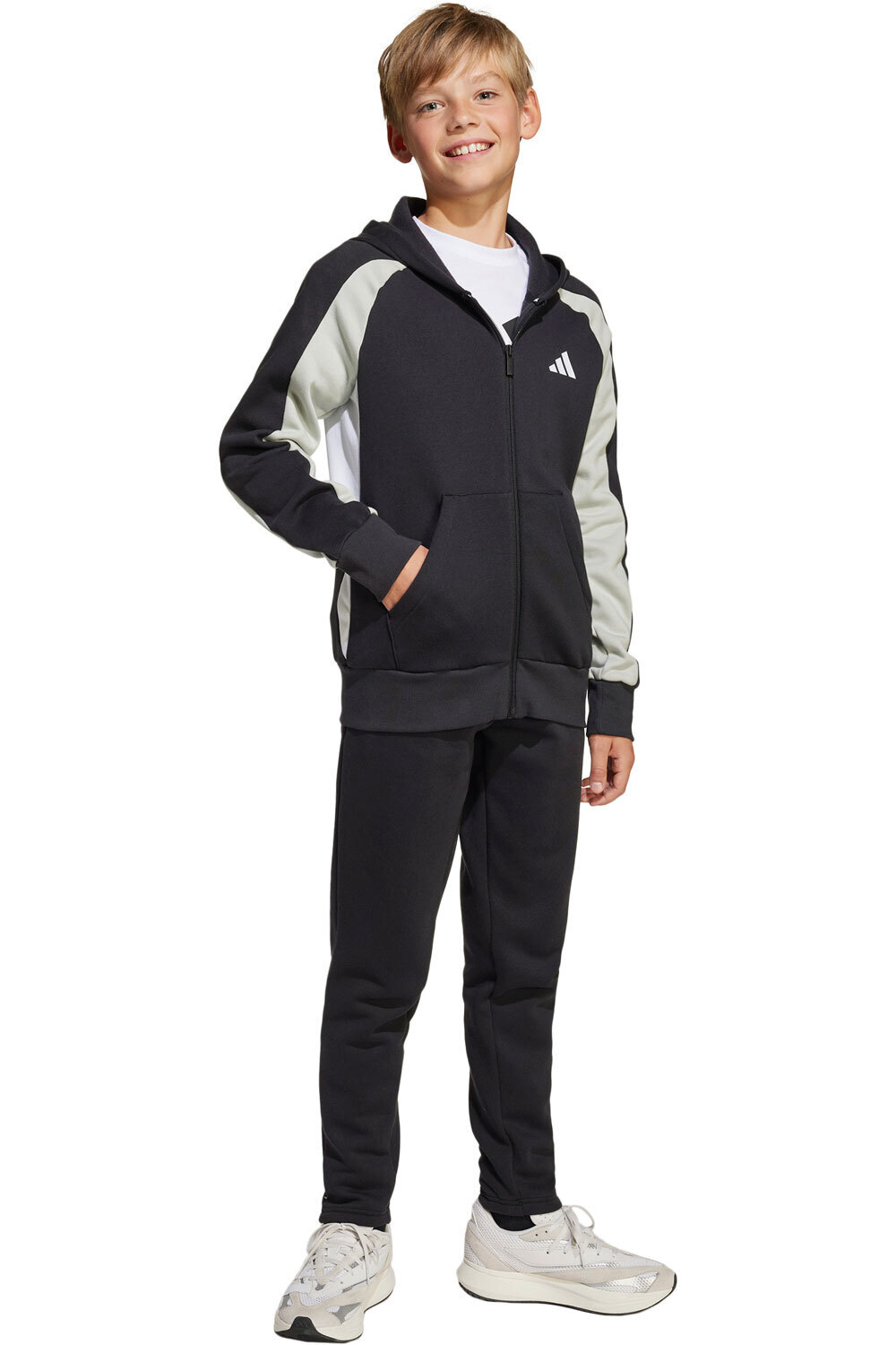 adidas chándal niño J CB  FL TS vista frontal