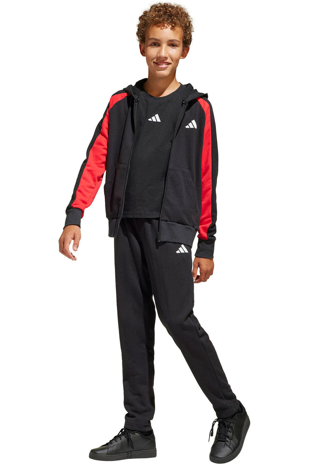 adidas chándal niño J  CB  FT TS vista frontal