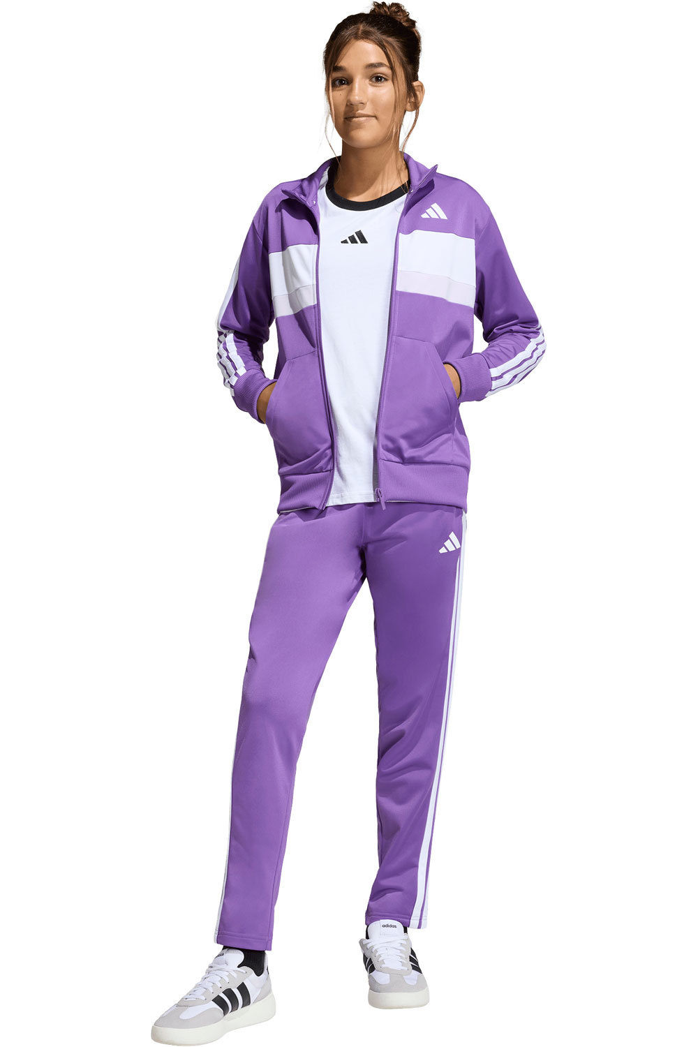 adidas chándal niño SEASONAL ESSENTIALS TIBERIO vista frontal