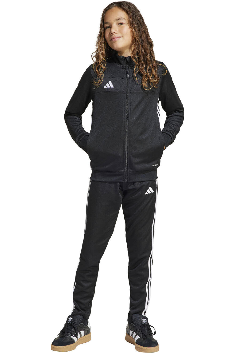 adidas chándal niño TIRO ES TS Y vista frontal