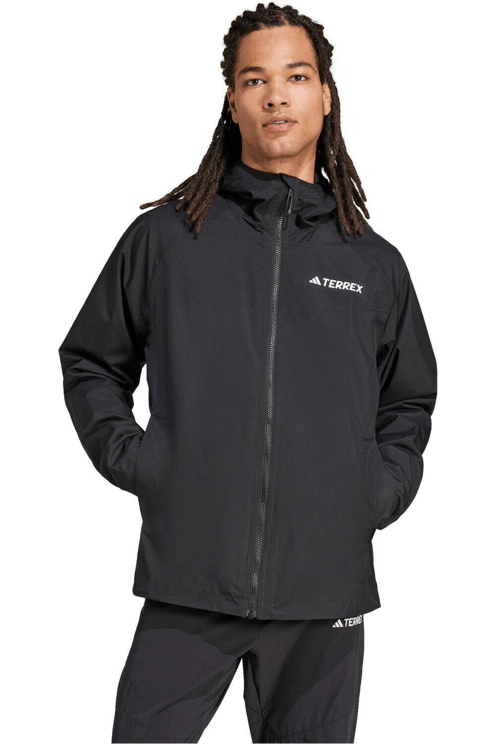 adidas chaqueta impermeable hombre IMPERMEABLE TERREX MULTI 2L RAIN.RDY vista frontal