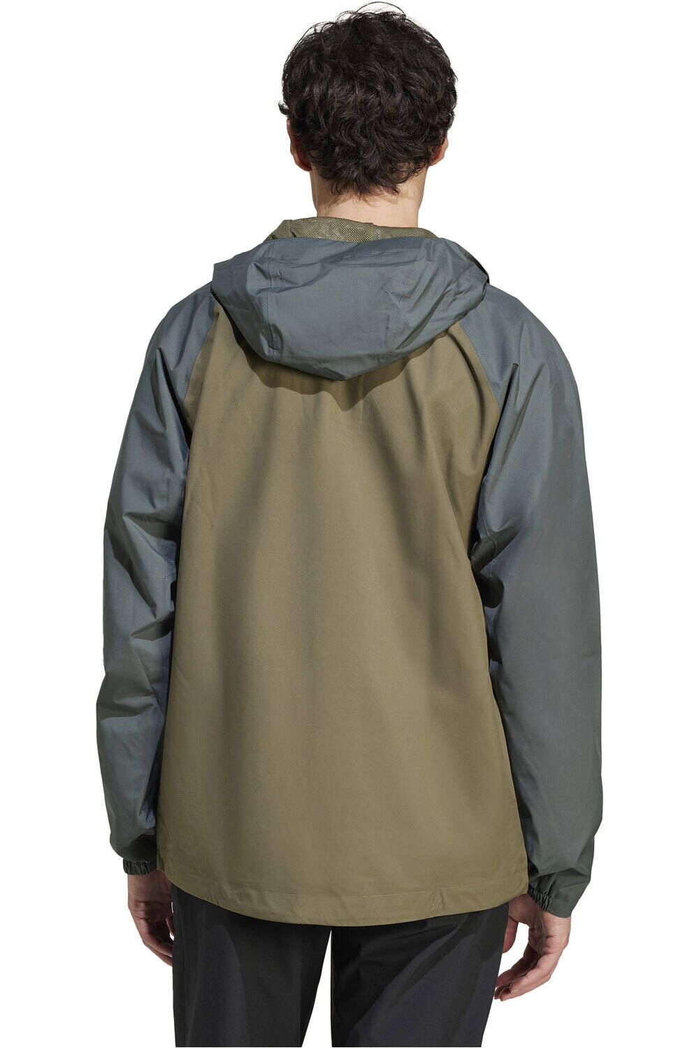 adidas chaqueta impermeable hombre MULTI 2L RAIN J vista trasera