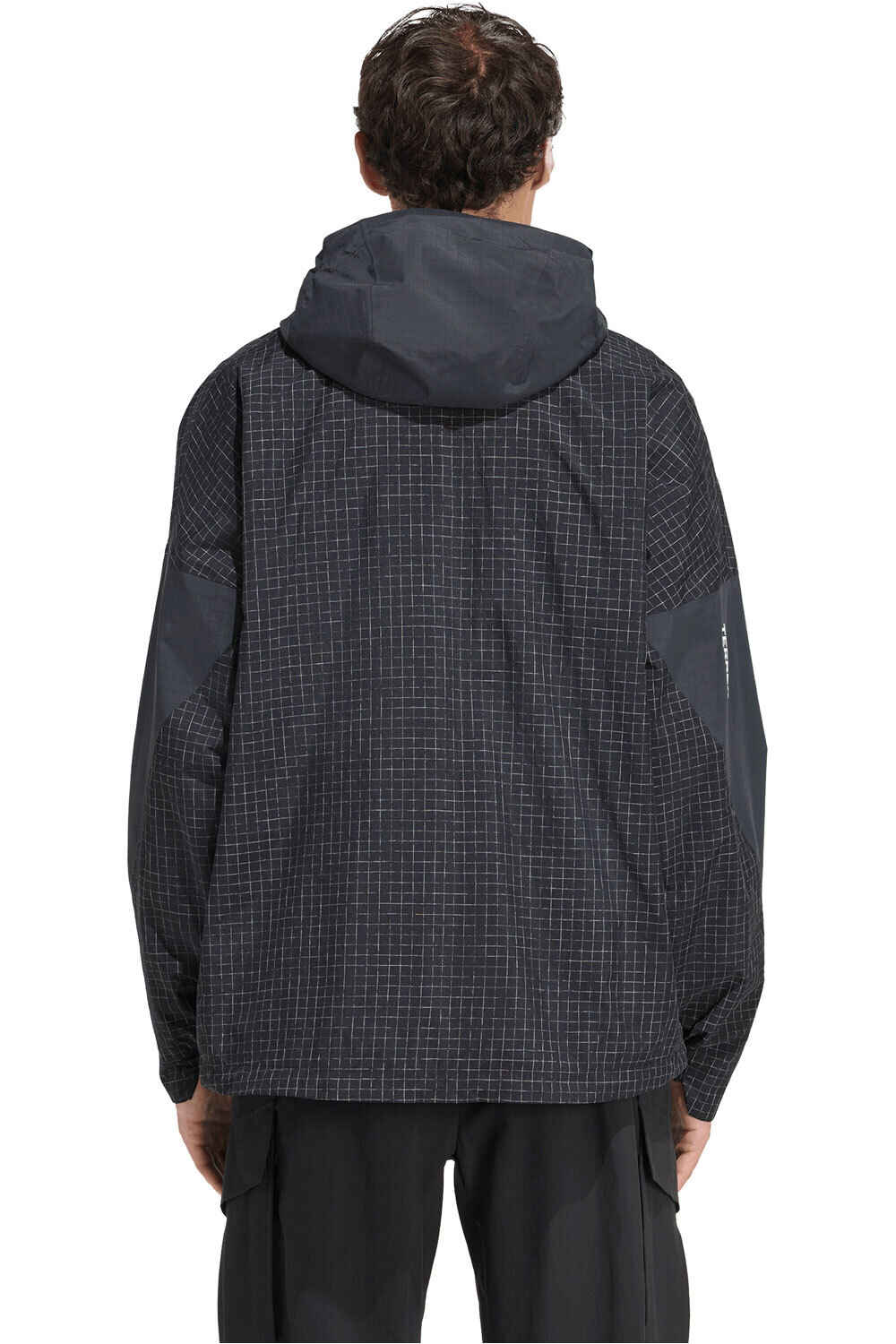 adidas chaqueta impermeable hombre TERREX XPLORIC 2 LAYER CLIMAPROOF vista trasera