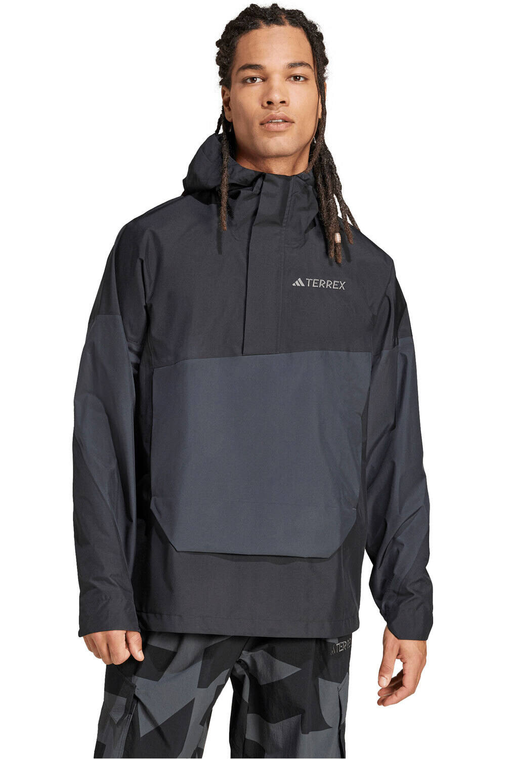 adidas chaqueta impermeable hombre TERREX XPLORIC 2.5 LAYER CLIMAPROOF vista frontal