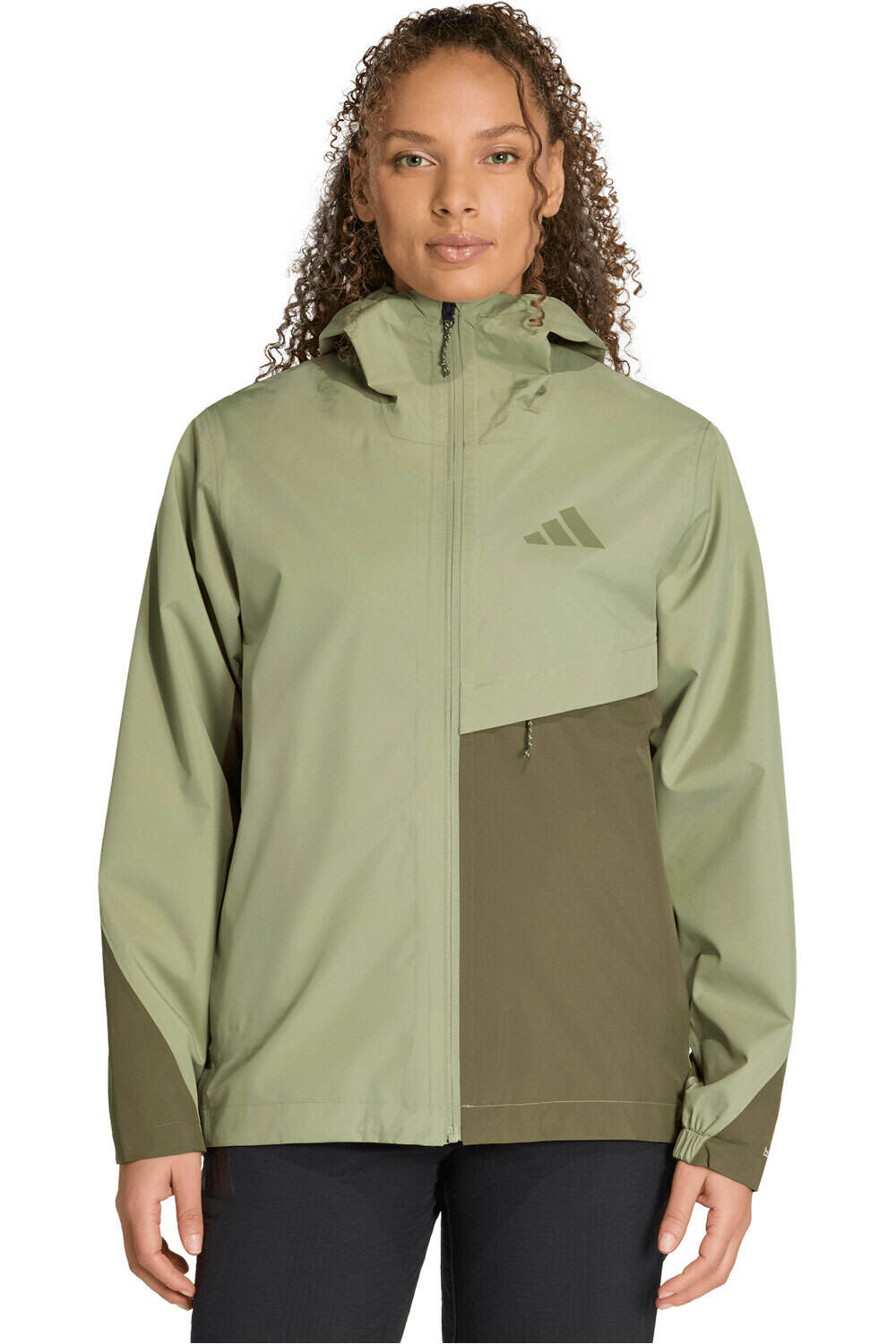 adidas chaqueta impermeable mujer TERREX MULTI 2 LAYER CLIMAPROOF vista frontal