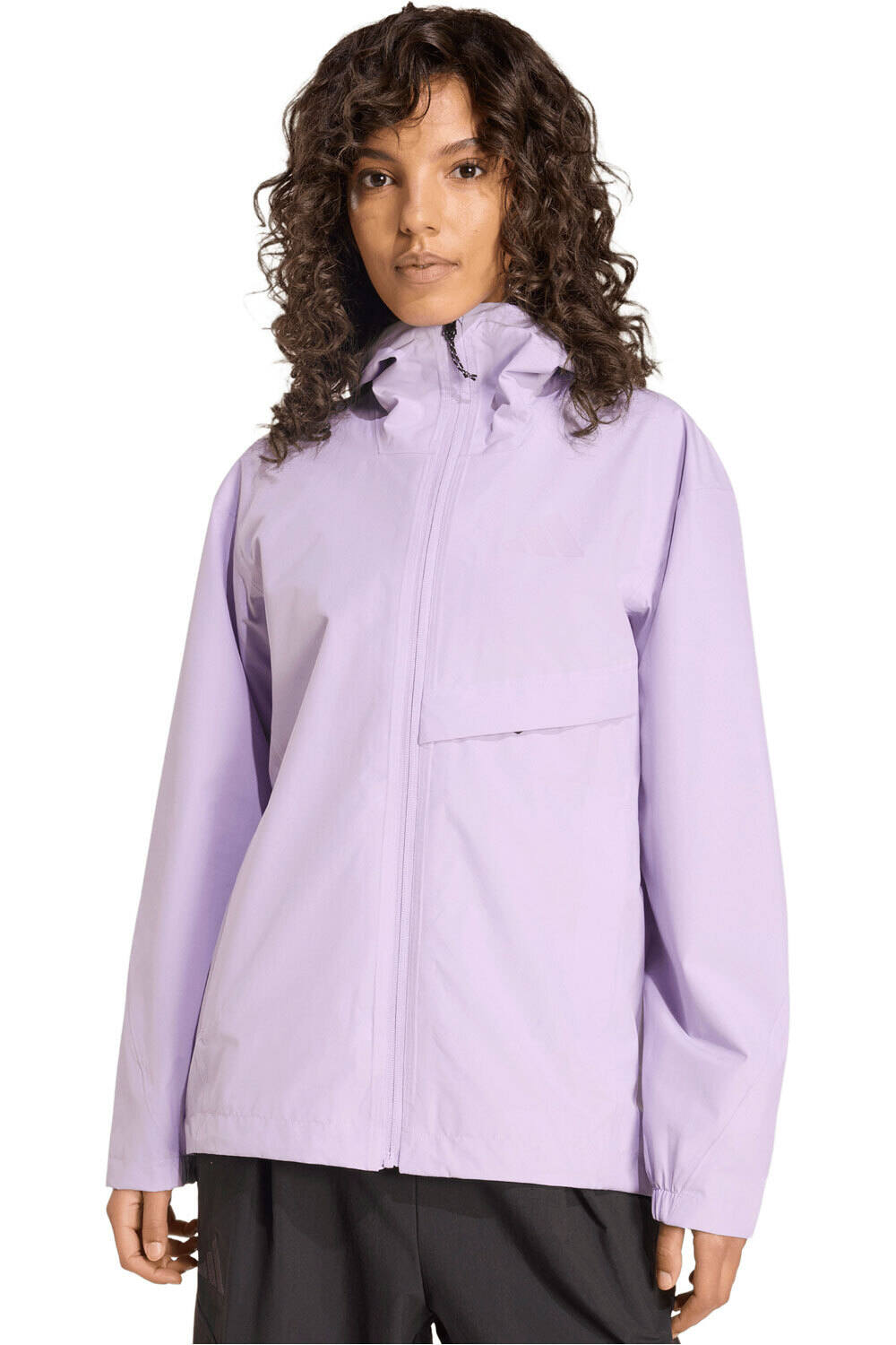 adidas chaqueta impermeable mujer TERREX MULTI 2 LAYER CLIMAPROOF vista frontal