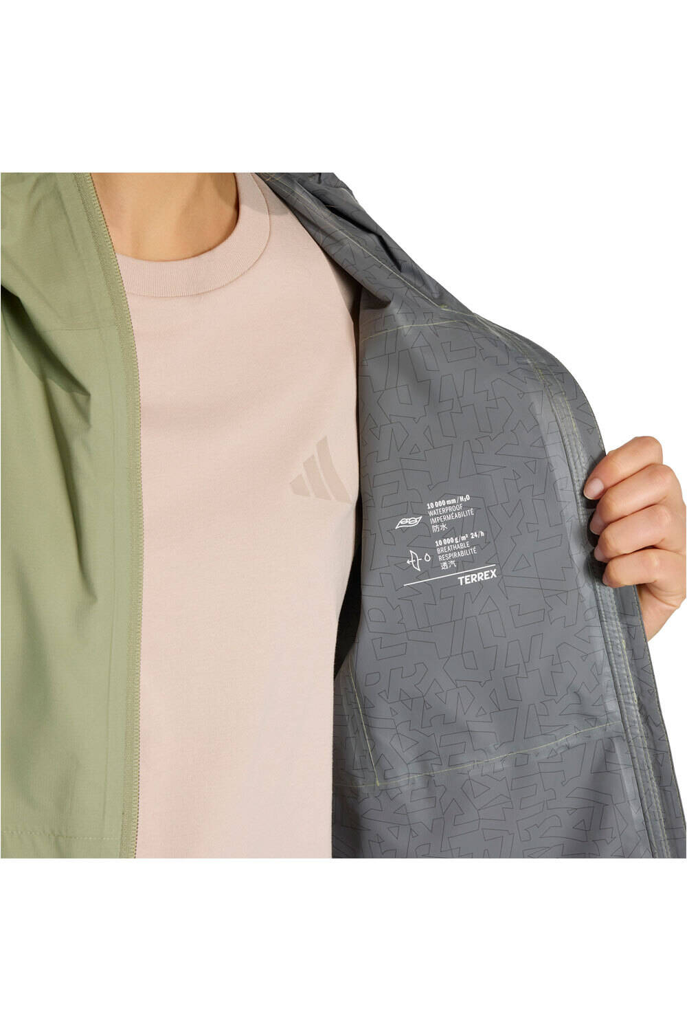 adidas chaqueta impermeable mujer TERREX MULTI 2.5 LAYER CLIMAPROOF 03