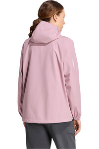 adidas chaqueta impermeable mujer TERREX MULTI 2.5 LAYER CLIMAPROOF vista trasera
