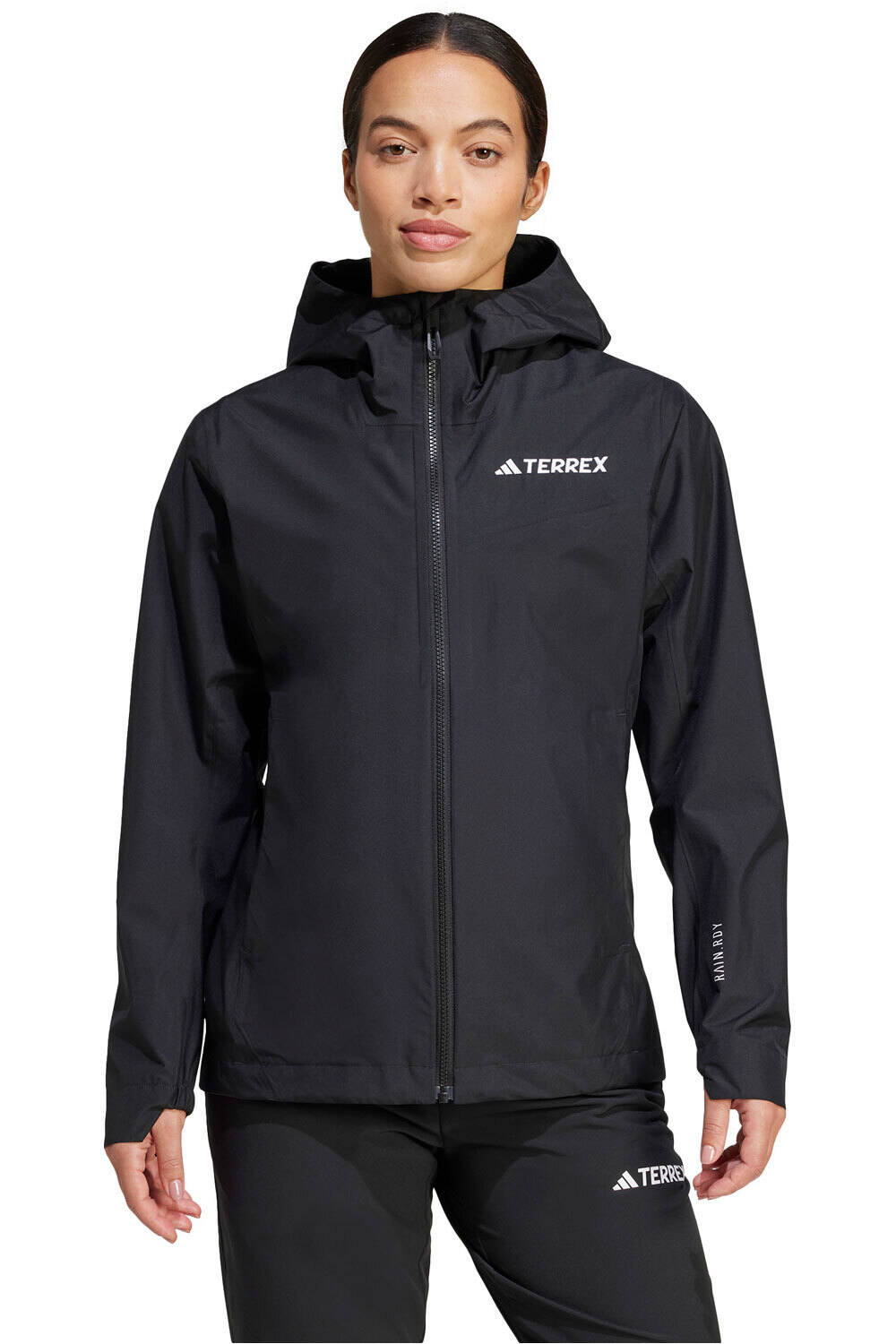 adidas chaqueta impermeable mujer TERREX MULTI 2.5L RAIN.RDY vista frontal