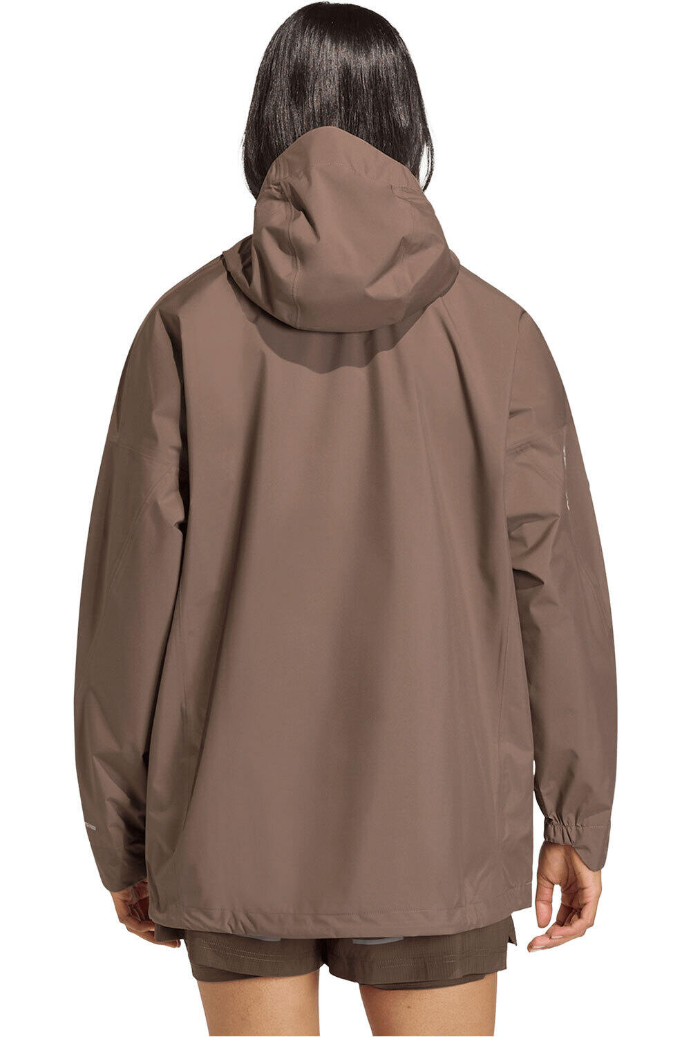 adidas chaqueta impermeable mujer TERREX XPLORIC 2.5 LAYER CLIMAPROOF vista trasera