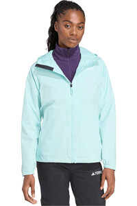 adidas chaqueta impermeable mujer W MT 2L RAIN JK vista detalle
