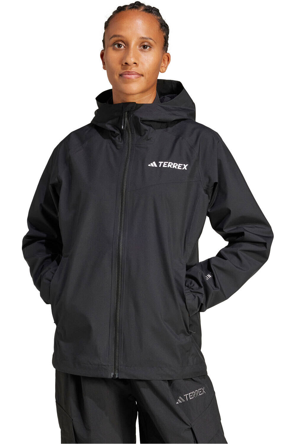 adidas chaqueta impermeable mujer W MT 2L RAIN JK vista frontal