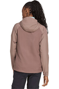 adidas chaqueta impermeable mujer W MT 2L RAIN JK vista trasera