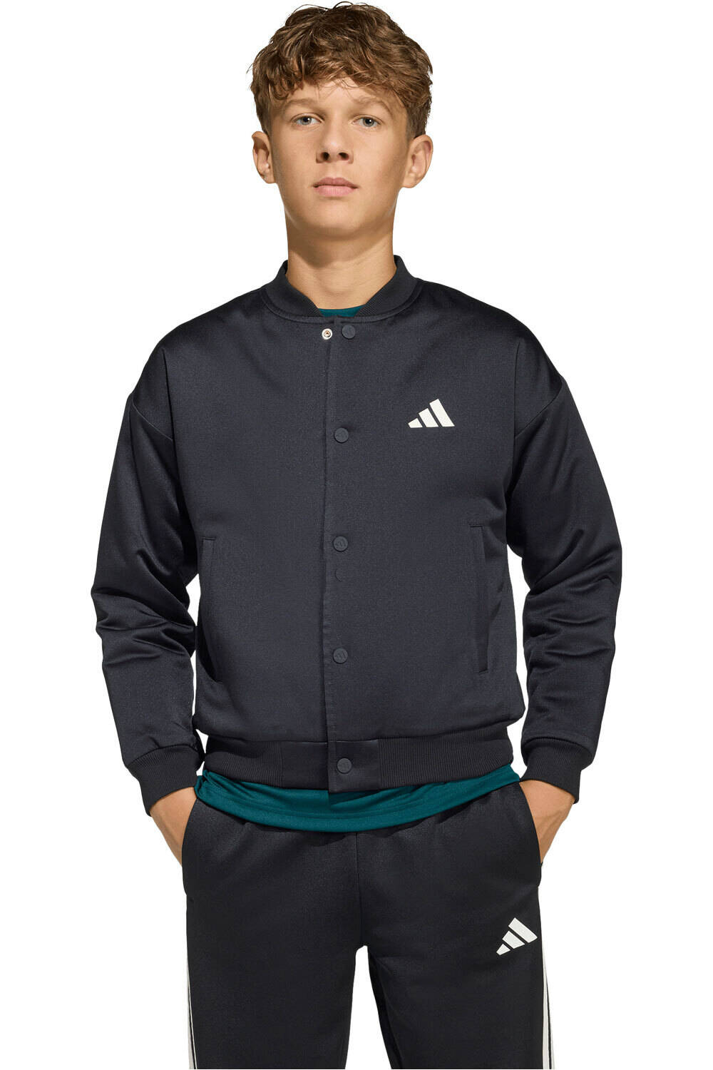 adidas chaqueta niño BMBER STADIUM vista frontal