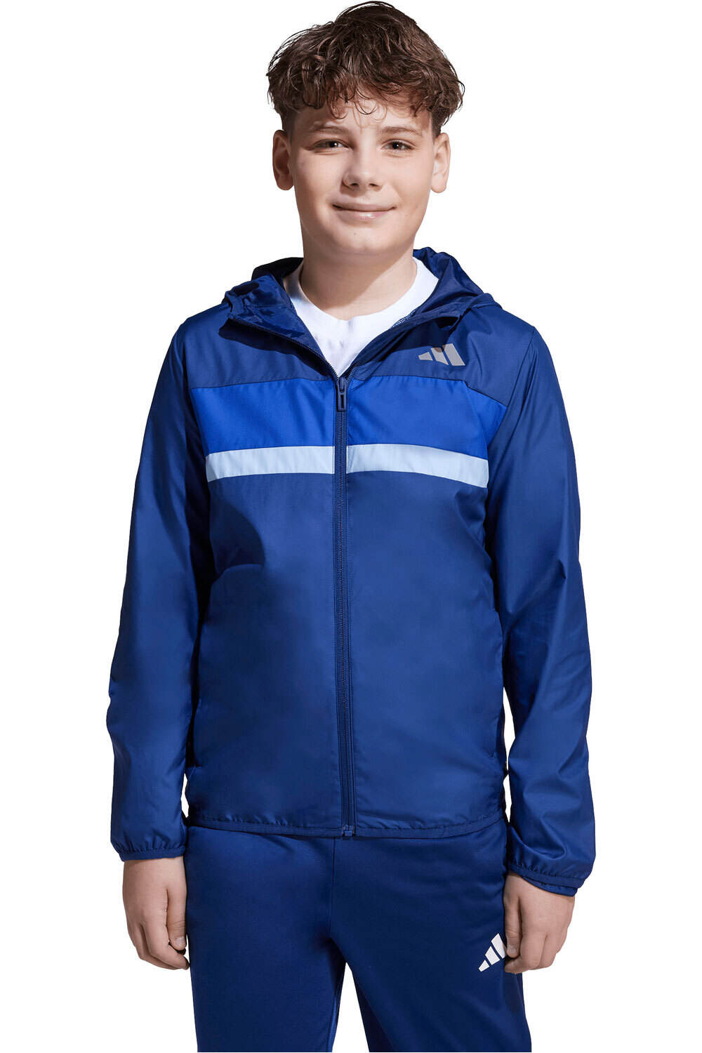 adidas chaqueta niño CORTAVIENTOS TIBERIO vista frontal