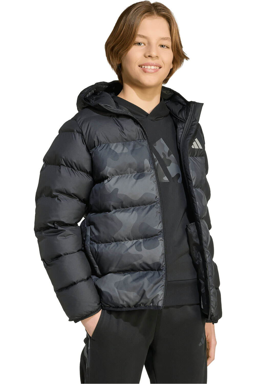 adidas chaqueta niño ESTAMPADO INTEGRAL vista frontal