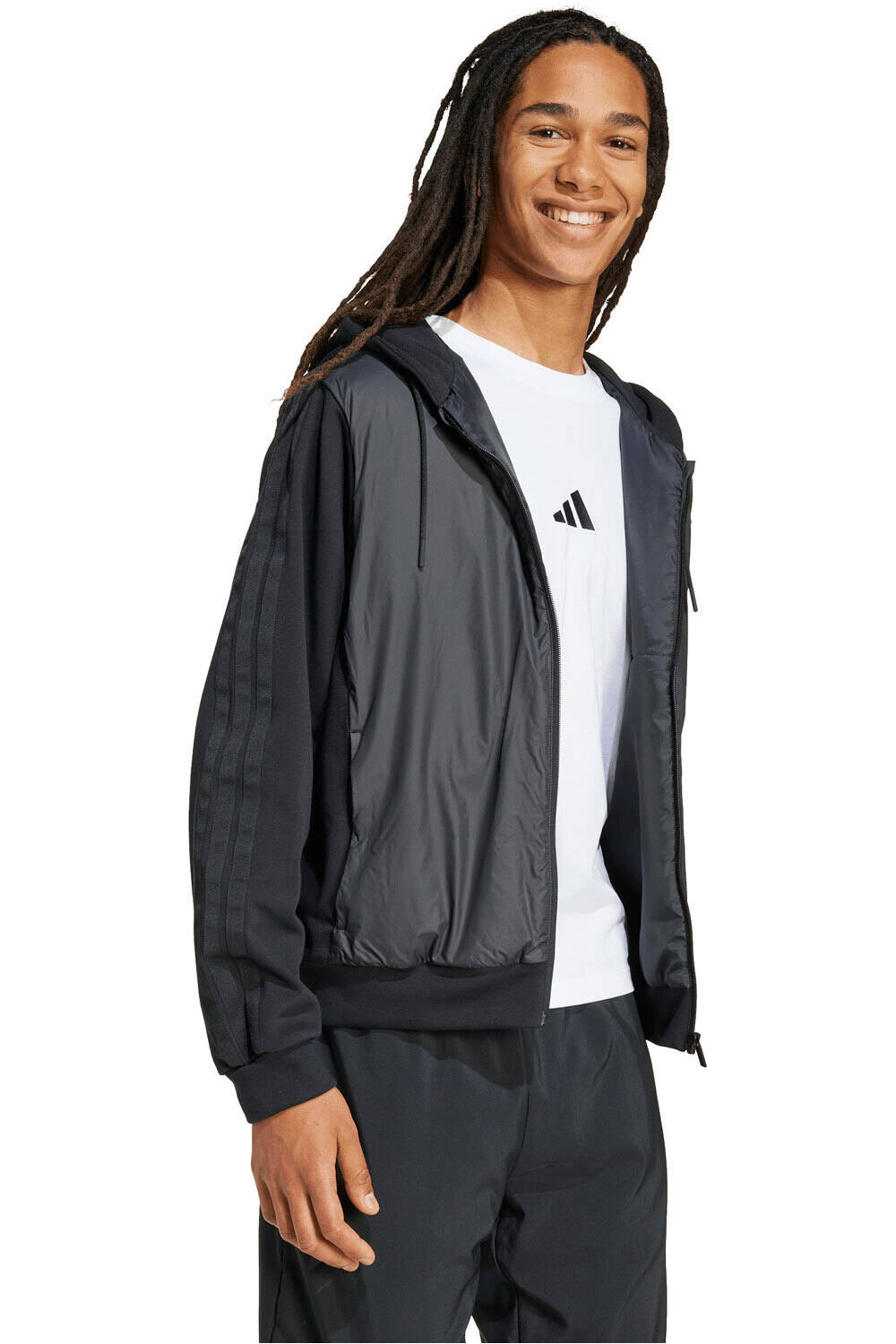 adidas chaqueta outdoor hombre CLIMAWARM 3 STRIPES vista detalle