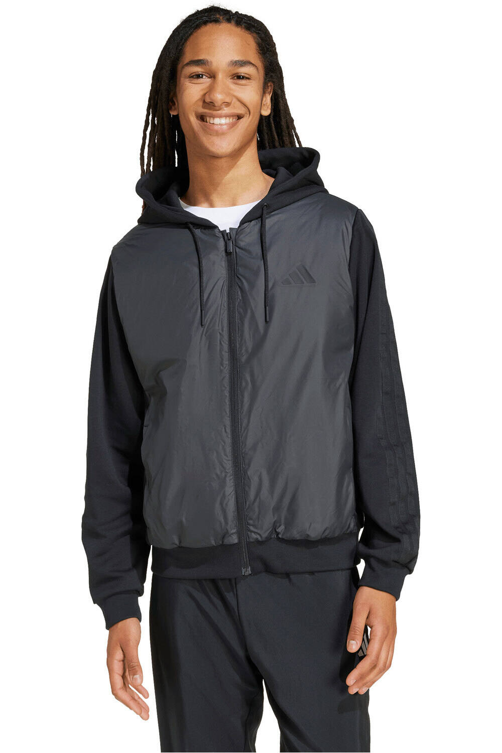 adidas chaqueta outdoor hombre CLIMAWARM 3 STRIPES vista frontal