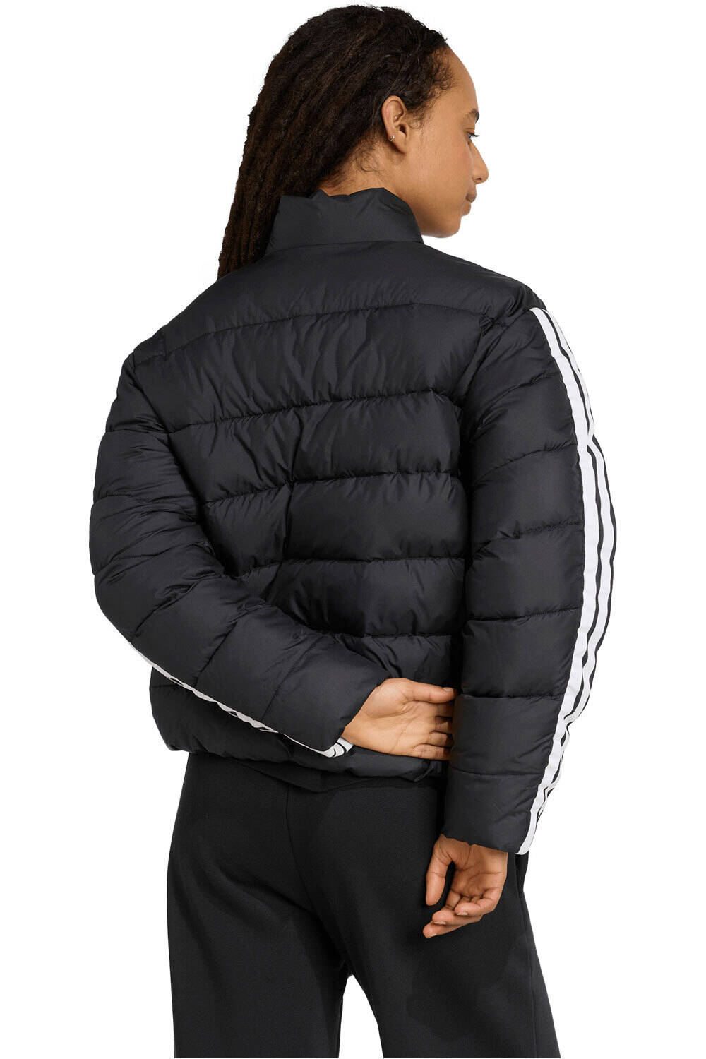 adidas chaqueta outdoor mujer ESSENTIALS CLIMAWARM 3 STRIPES vista trasera