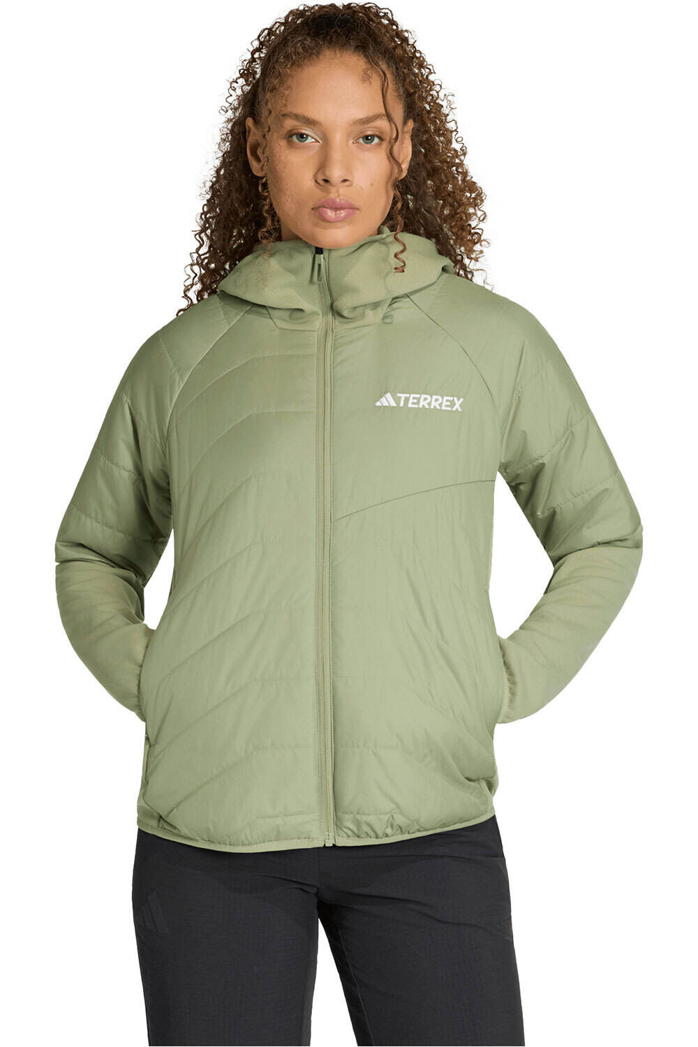 adidas chaqueta outdoor mujer TERREX MULTI CLIMAWARM HYBRID vista frontal