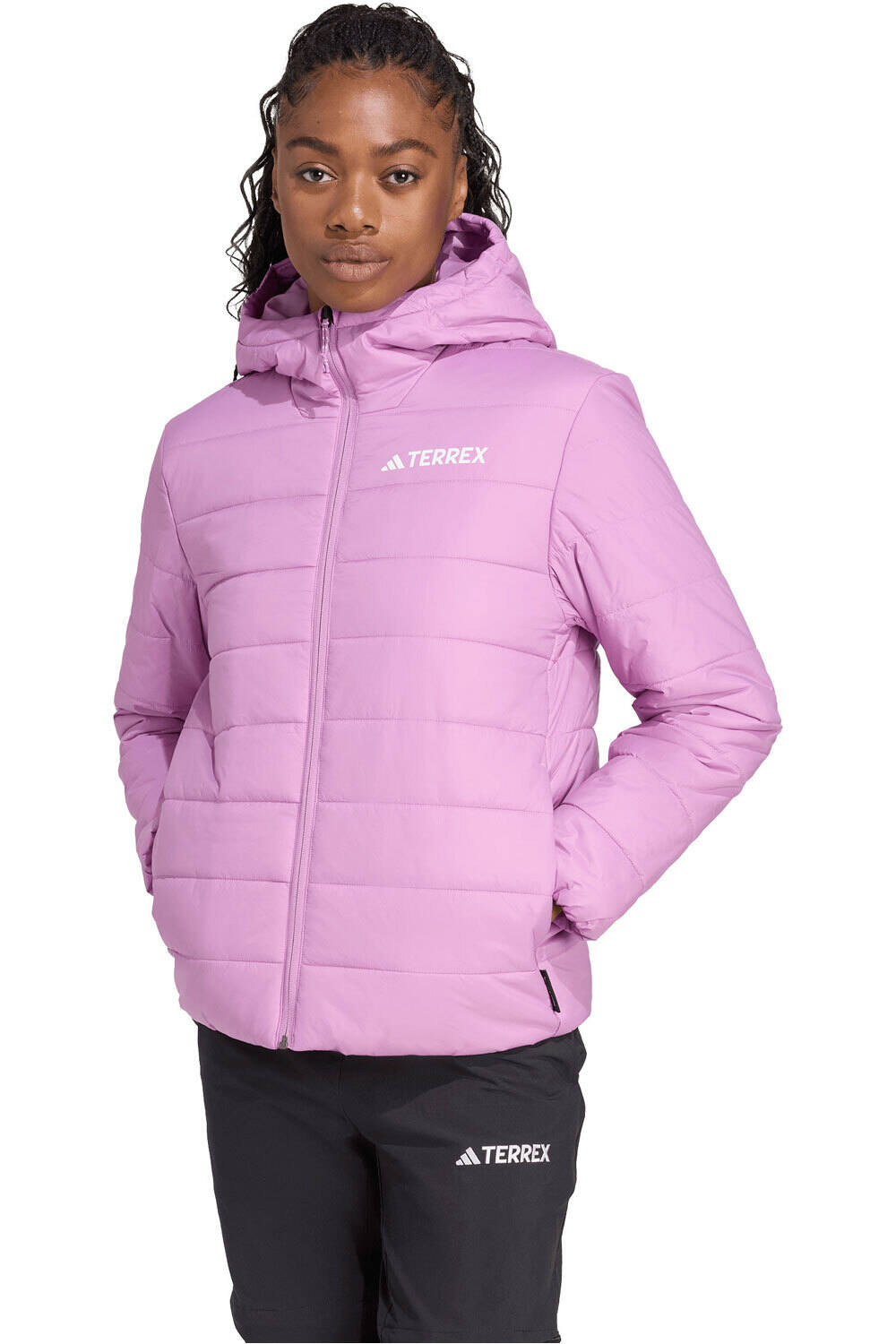 adidas chaqueta outdoor mujer TERREX MULTI ESSENTIALS vista frontal