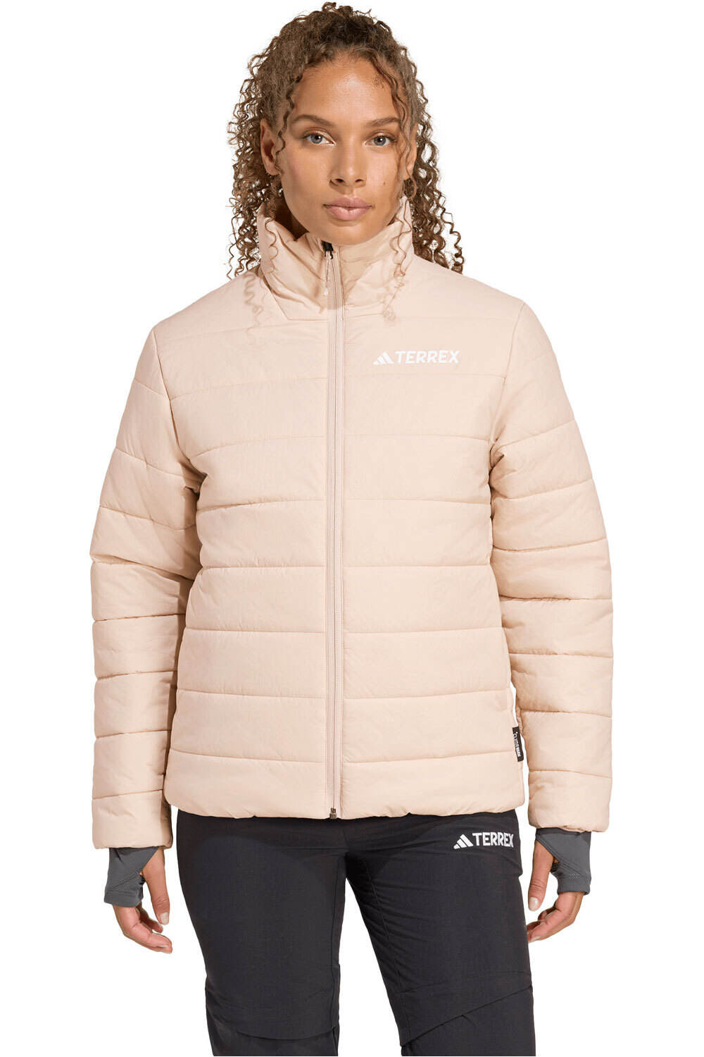 adidas chaqueta outdoor mujer TERREX MULTI ESSENTIALS vista frontal