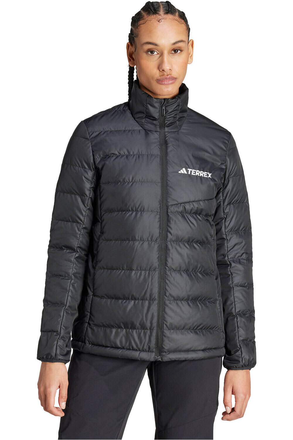 adidas chaqueta outdoor mujer W MT DOWN JKT vista frontal