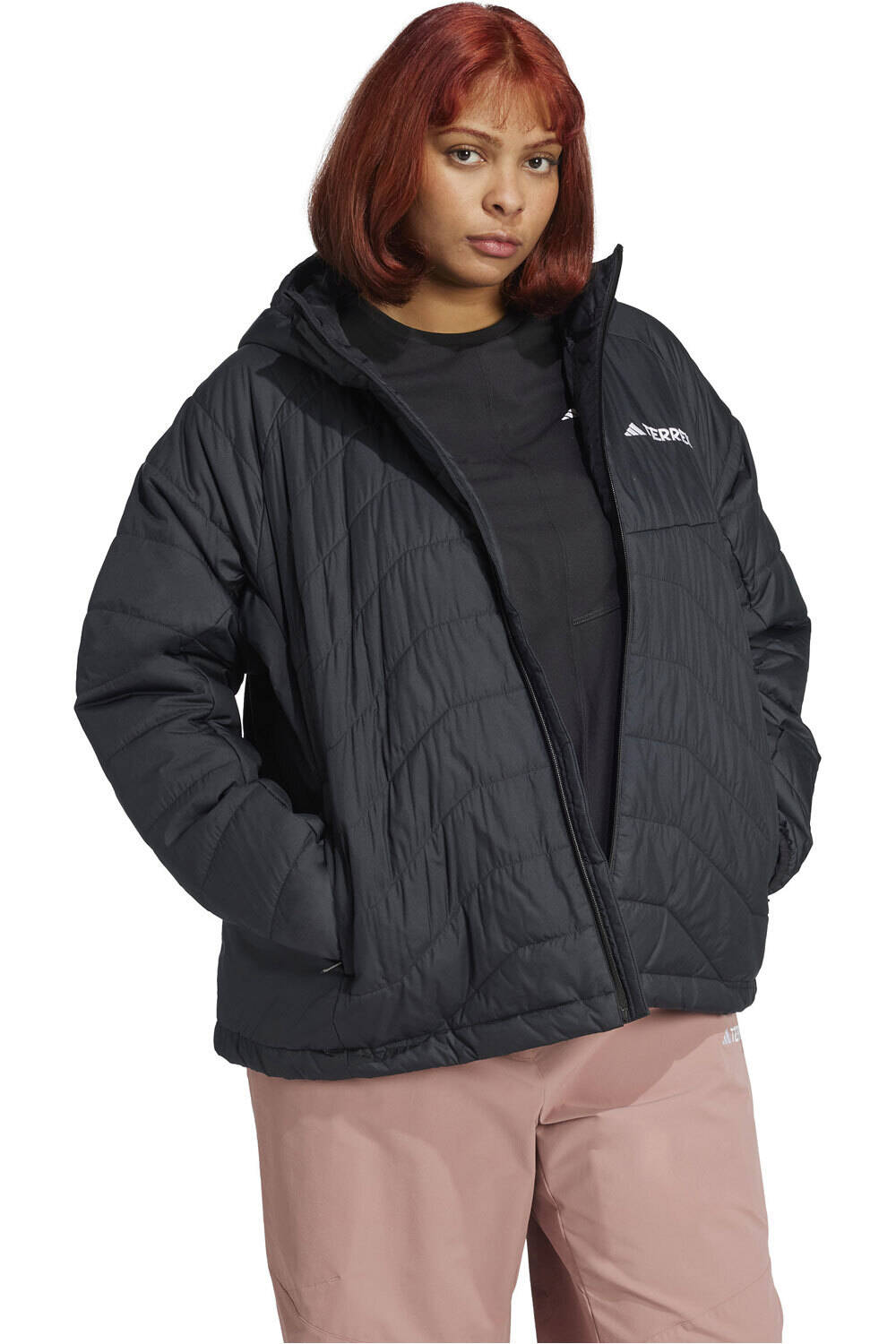 adidas chaqueta outdoor mujer W MT IN HO J PS vista detalle