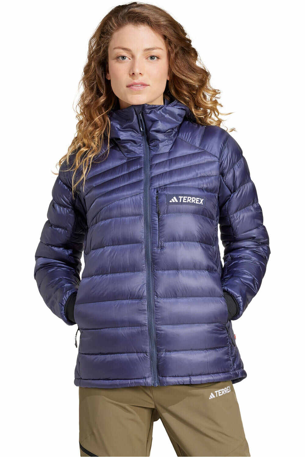 adidas chaqueta outdoor mujer W XPR DWN HO J vista frontal