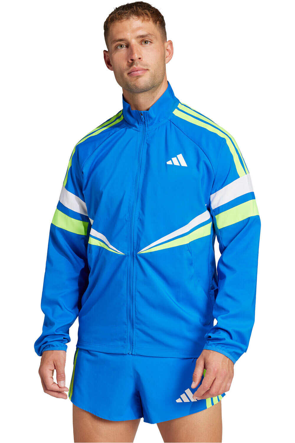 adidas CHAQUETA RUNNING HOMBRE ADIZERO R JKT M vista frontal