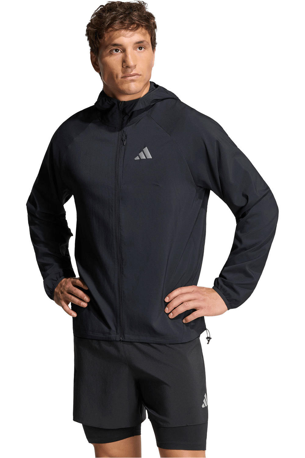 adidas CHAQUETA RUNNING HOMBRE Run Ess JKT M vista frontal