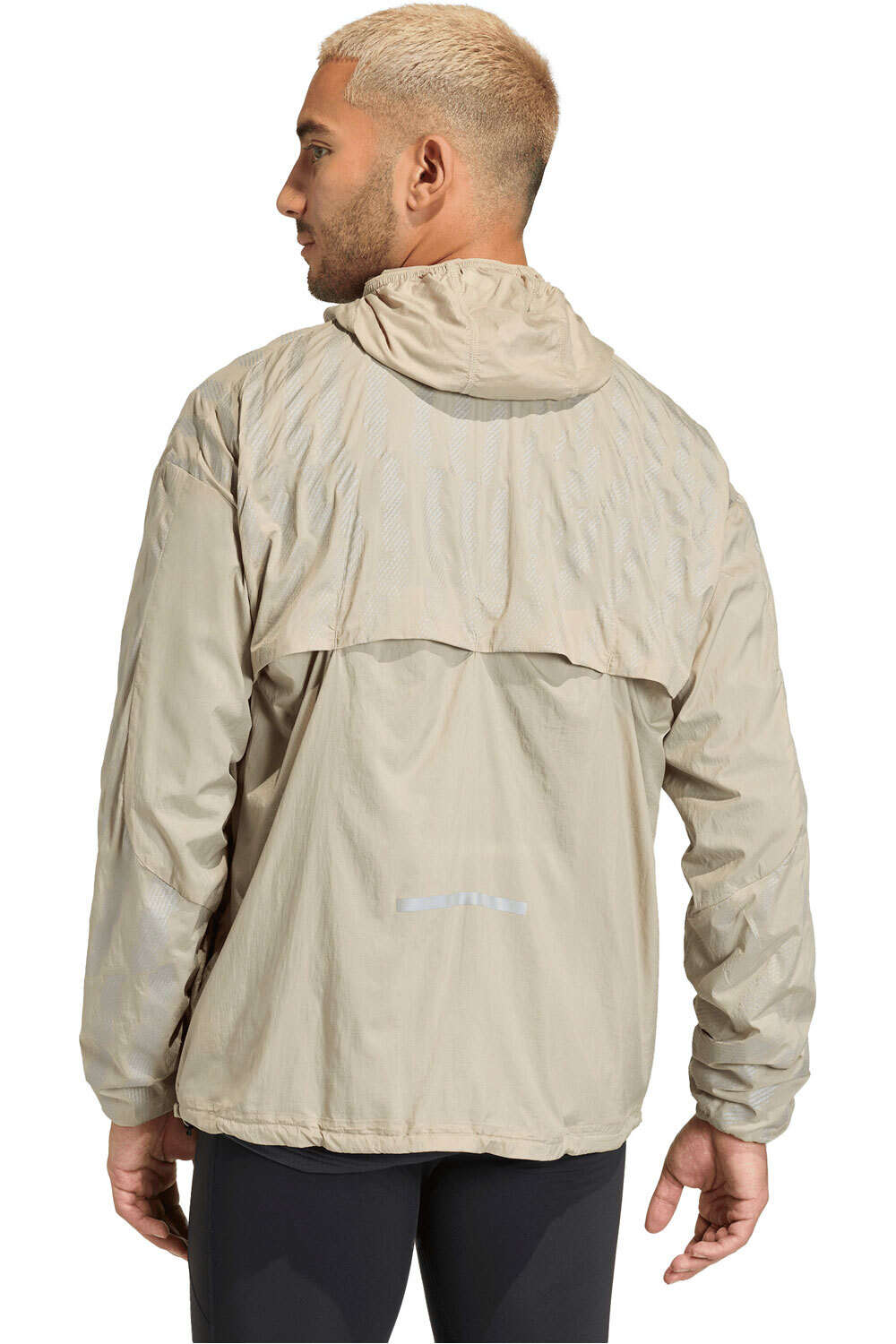 adidas Chaqueta Running Hombre RUNNING REFLECTANTE ADI365 vista trasera